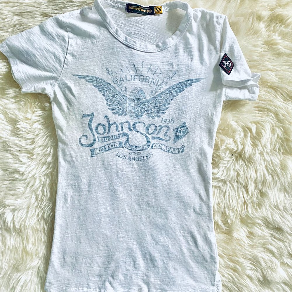 Vintage Johnson Motors Inc Ladies Tee